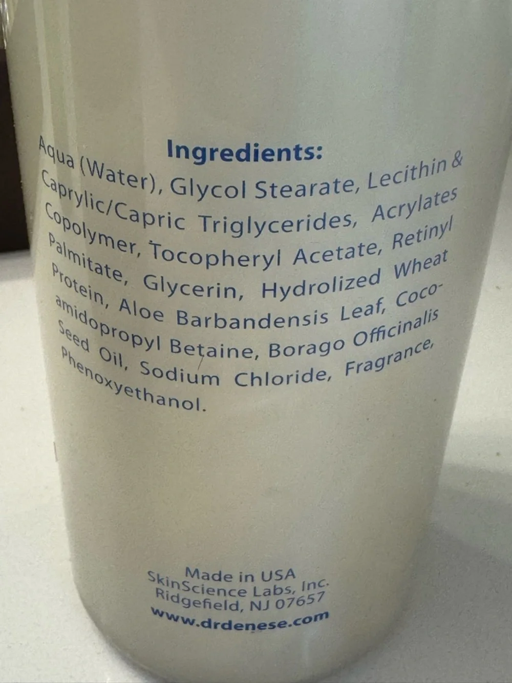 Dr Denese Hydration Facial Cleanser